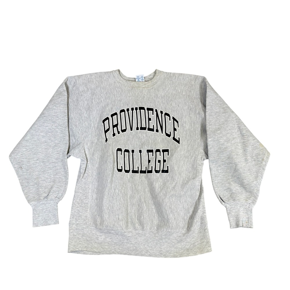 Vintage Champion Reverse Weave Providence College Sweatshirt Gray Large USA Made